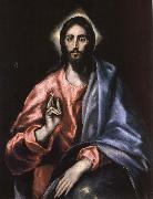 El Greco Christ as Saviour France oil painting artist